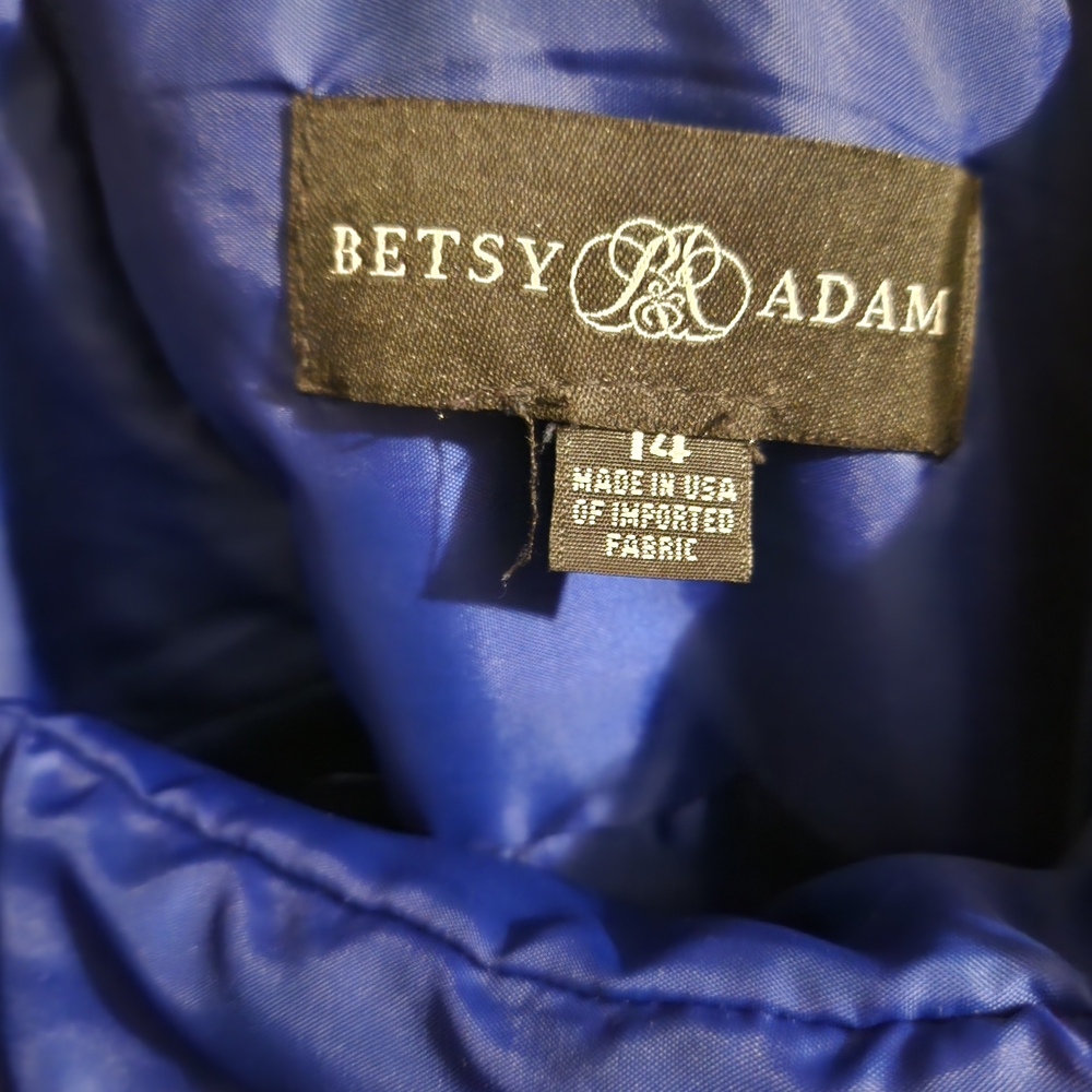 Betsy & Adam Royal Blue Dress - Picture 4 of 8